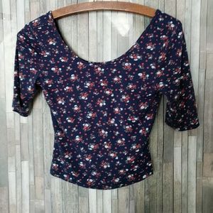 Floral Crop Top